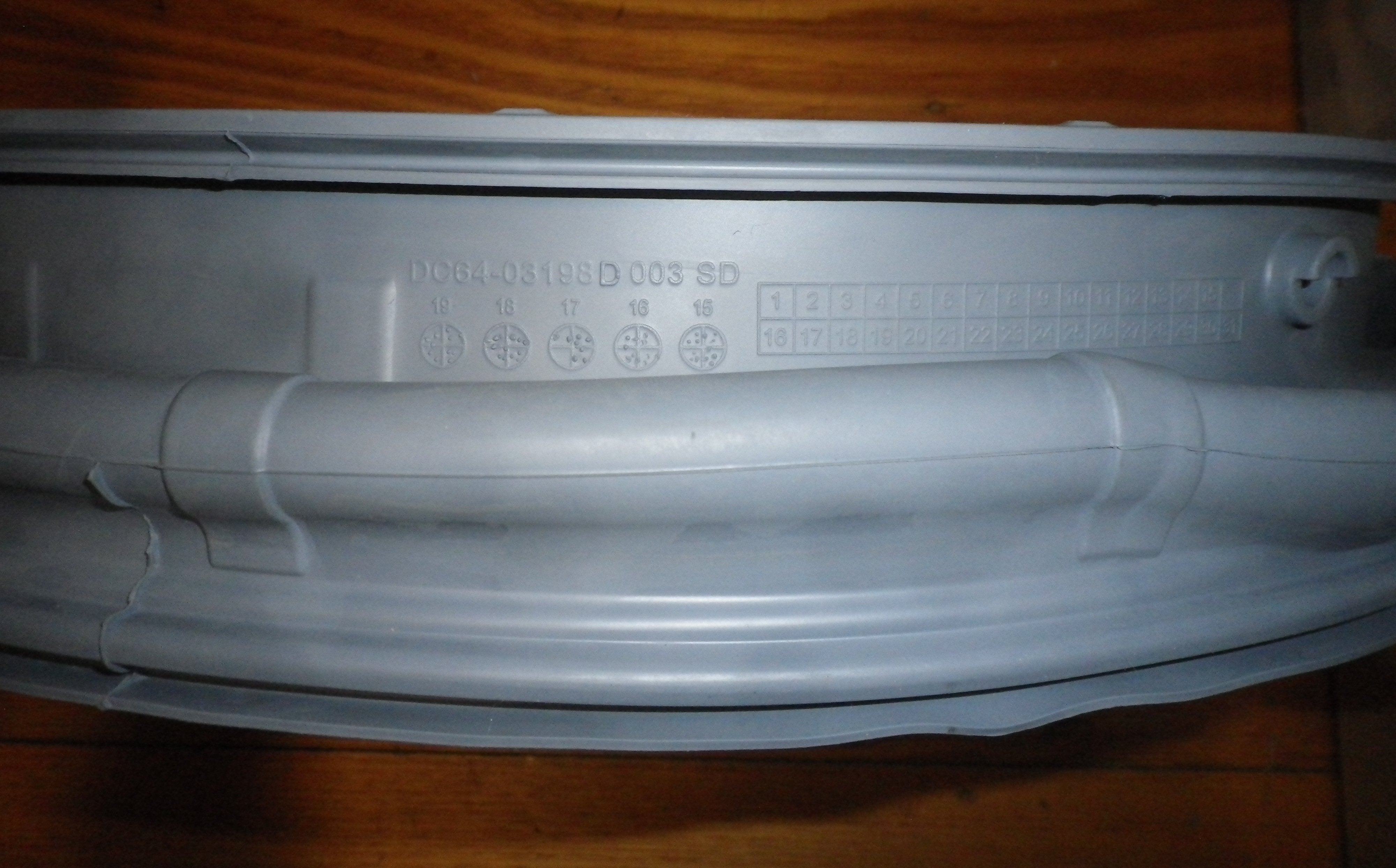 Samsung Front Loader Washer Door Gasket - Part # DC64 - 03198D for Multiple Models