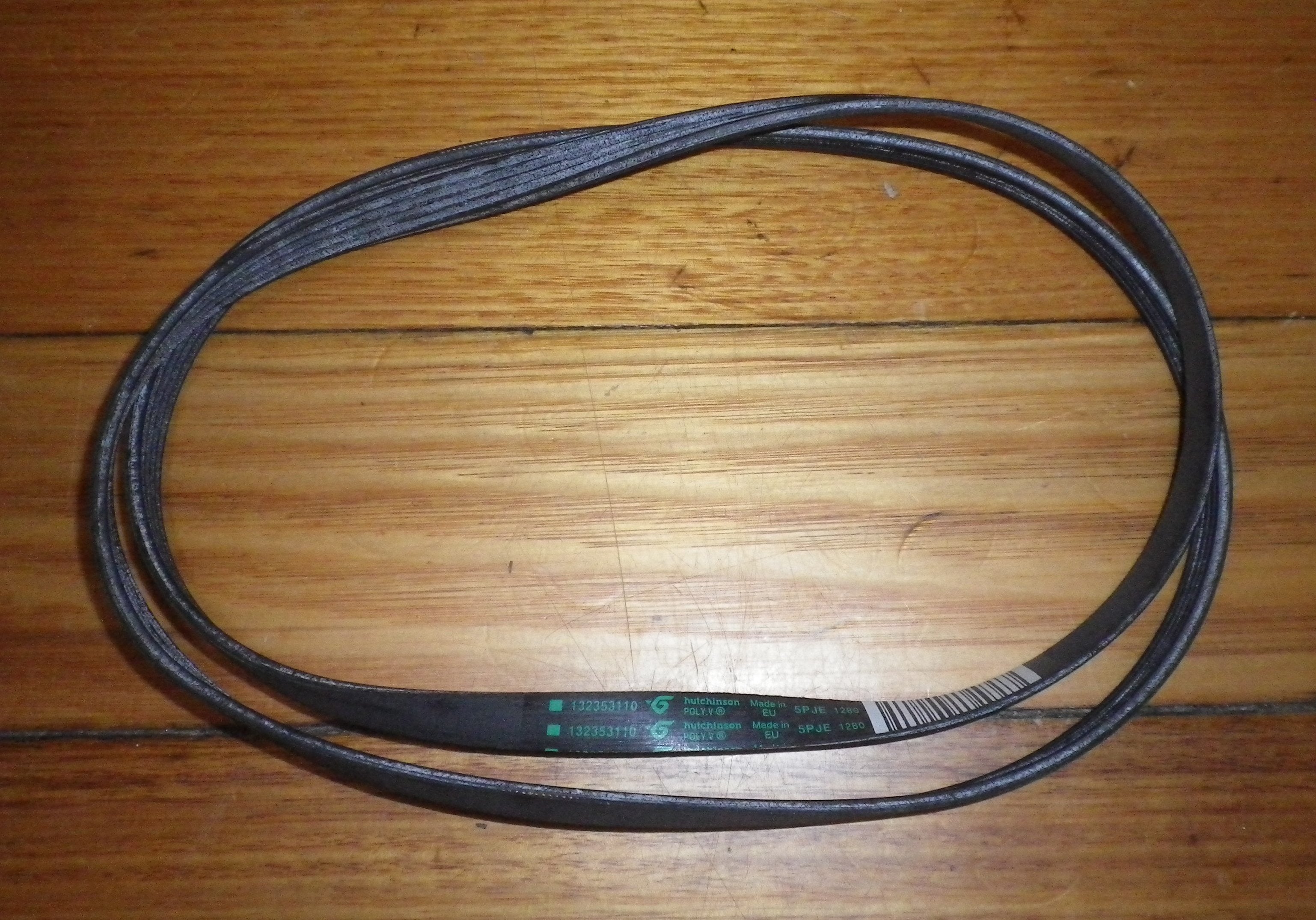 High - Quality Replacement Drum Belt for AEG, Electrolux, and Simpson Front - Loading Washing Machines - Part # 1323531101