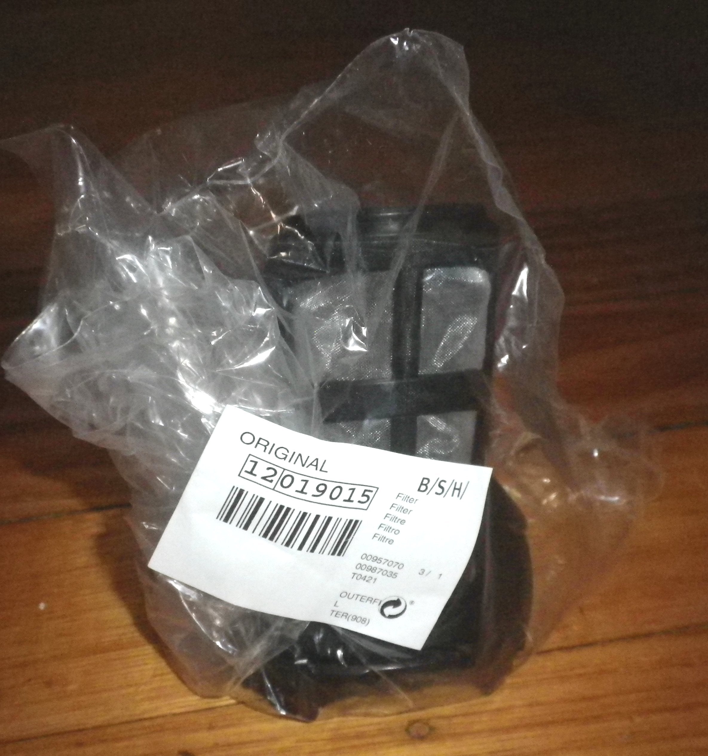 Bosch Readyy'y Cordless Vacuum Dust Container High - Quality Outer Filter - Part # 12019015