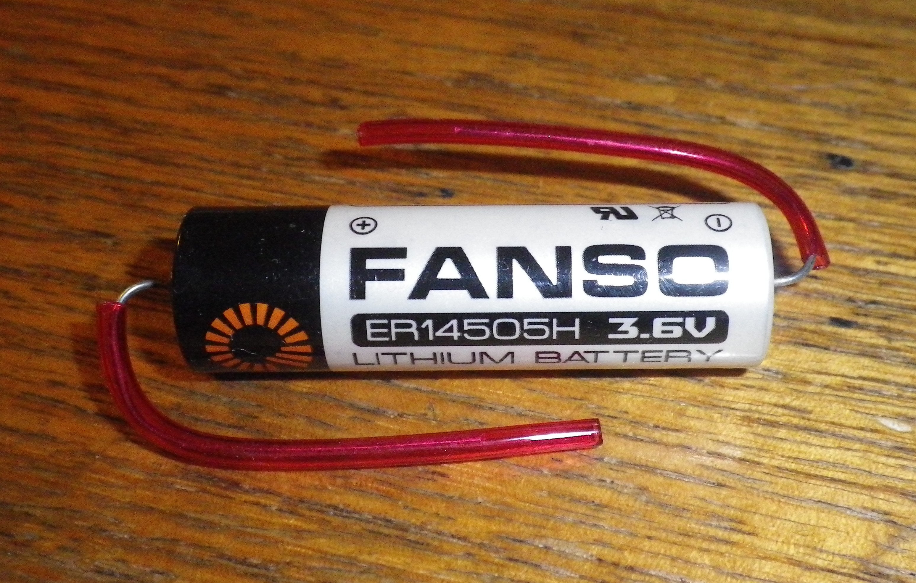 Fanso 3.6V AA Lithium Battery with Axial Leads - ER14505HP Model