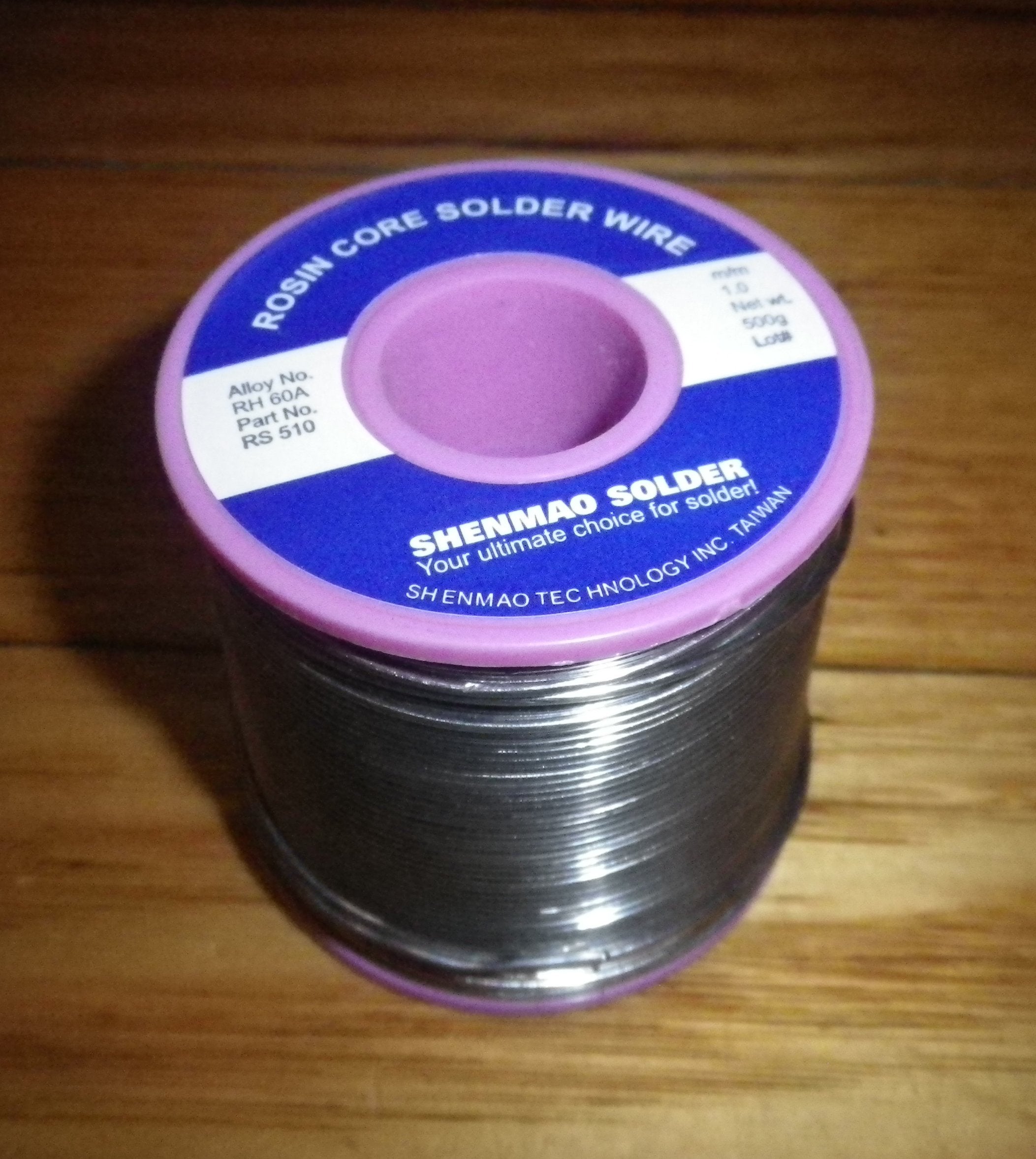 500 Grams 60/40 Rosin Cored Solder Wire with 1.0mm Diameter - Part # RS510 for Electronic Work