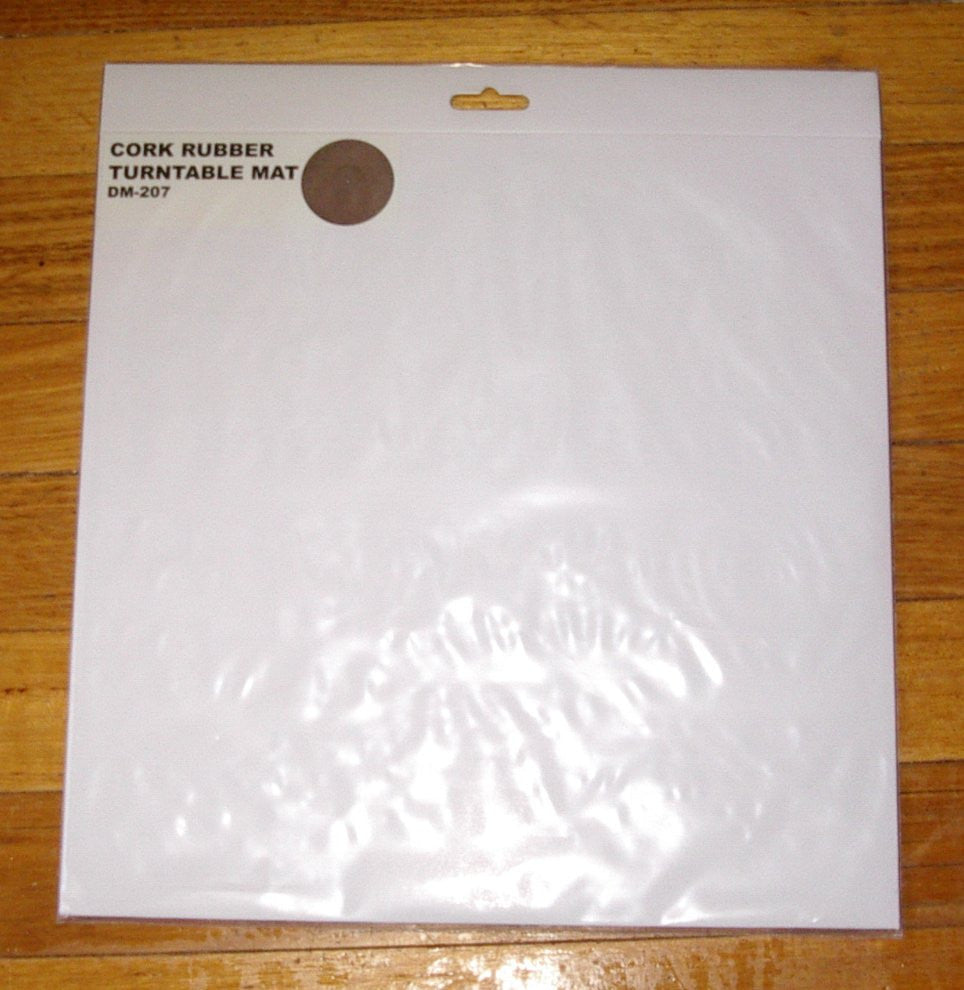 High - Quality Professional Cork Rubber Turntable Mat DM - 207 for 12 - inch Platters