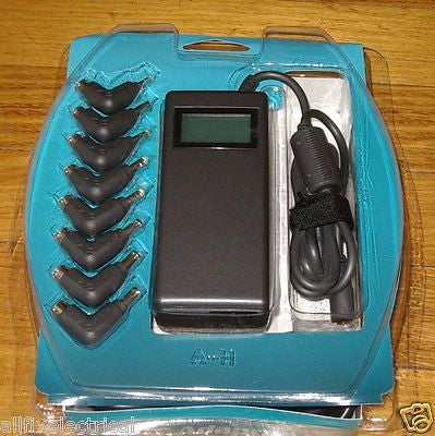 Universal 9 - 24V 5A Switch - mode Laptop AC Adapter (Part # PAB90 - BC10)