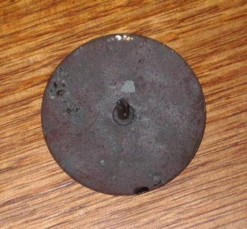 Small-Sized Dark Brown Die - Cast Burner Cap with 56mm Diameter for Chef Gas Stoves and Ovens - Part No. 40882
