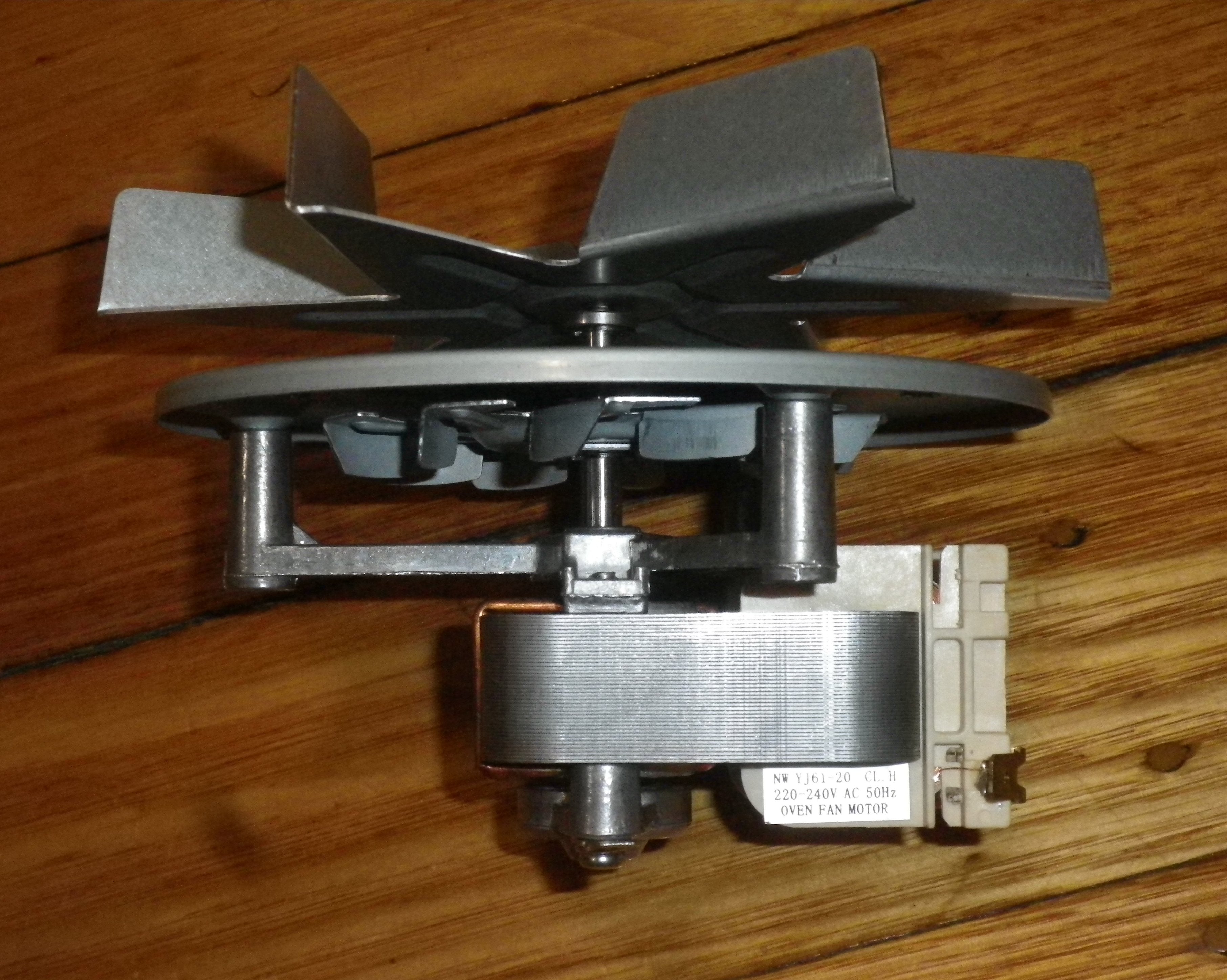 Universal Replacement Fan-Forced Oven Fan Motor with Blade - Compatible Part # 9683WS for Multiple Stove Brands