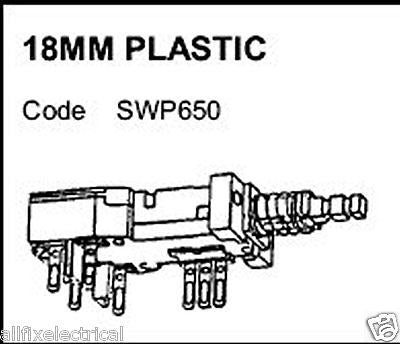 High - Quality Television Push - Button On/Off Switch for TVs and Monitors - Part # SWP650