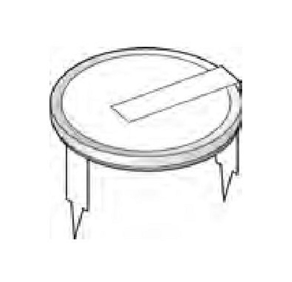 3V CR2032-1HM Lithium Battery with Horizontal Solder Tags for Easy Mounting