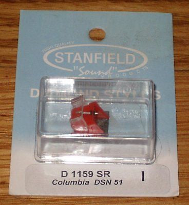 Conical Diamond Turntable Stylus Suitable for Columbia Denon DSN51 - Part # D1159SR
