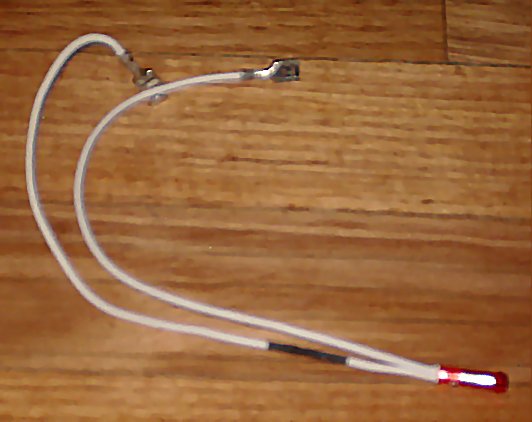 Universal Miniature Round Red Neon Indicator Light - Part # A30A (Equivalent to Multiple Models)