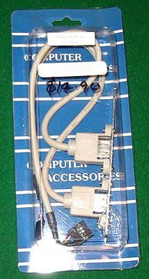Dual USB Port Computer Adaptor with Dual 4 - way Plugs - Part # USB2MB