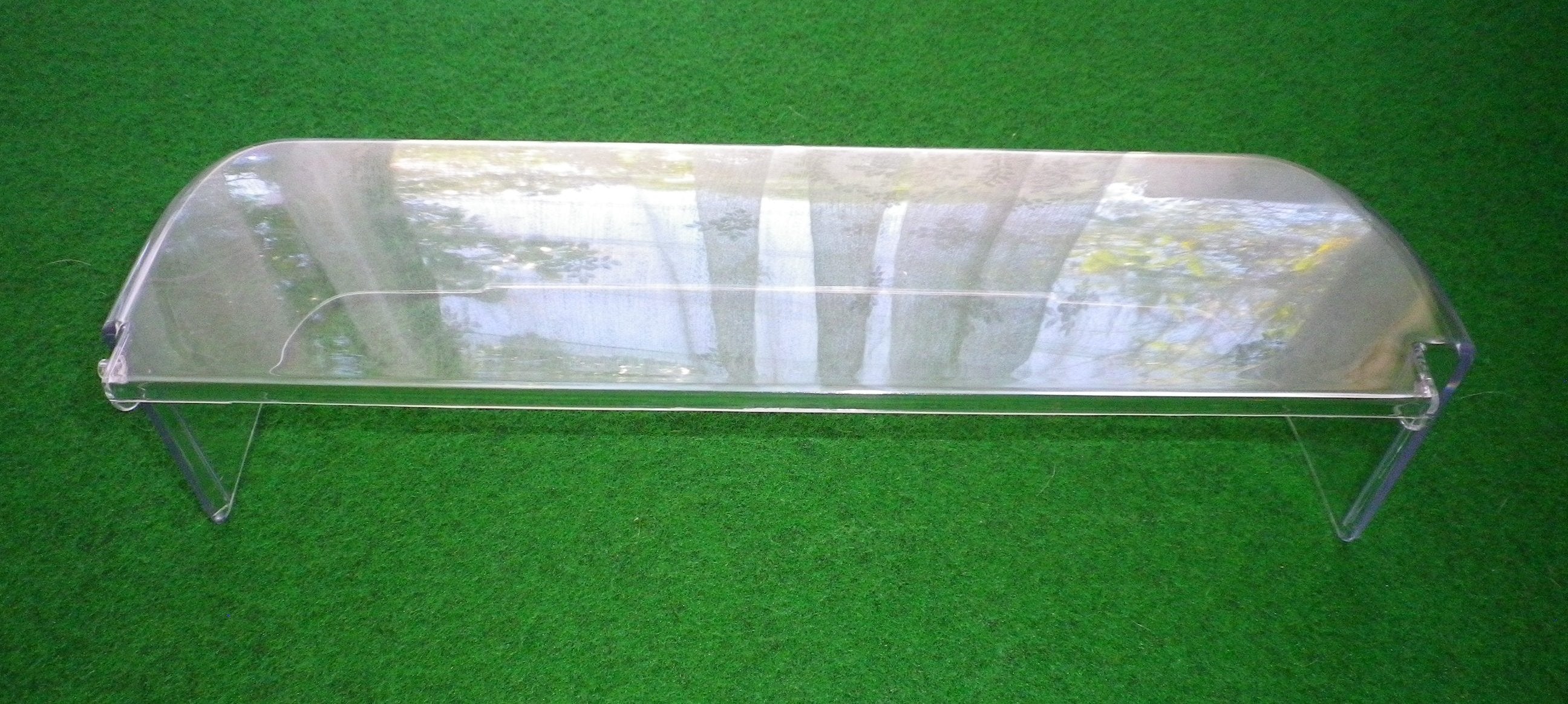Fisher & Paykel 790 Series Left-Hand Short Fridge Door Shelf Dairy Clear Plastic Cover - Replacement Part # FP882140