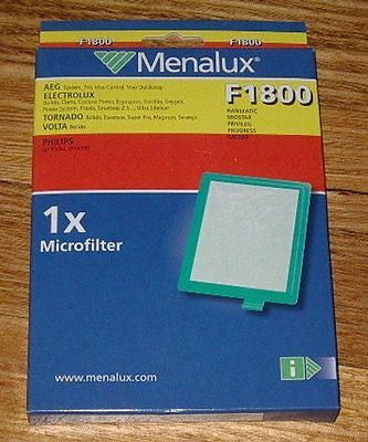 High - Performance Electrolux Excellio, Oxygen, ErgoSpace Vacuum Cleaner Replacement Filter - Part # F1800