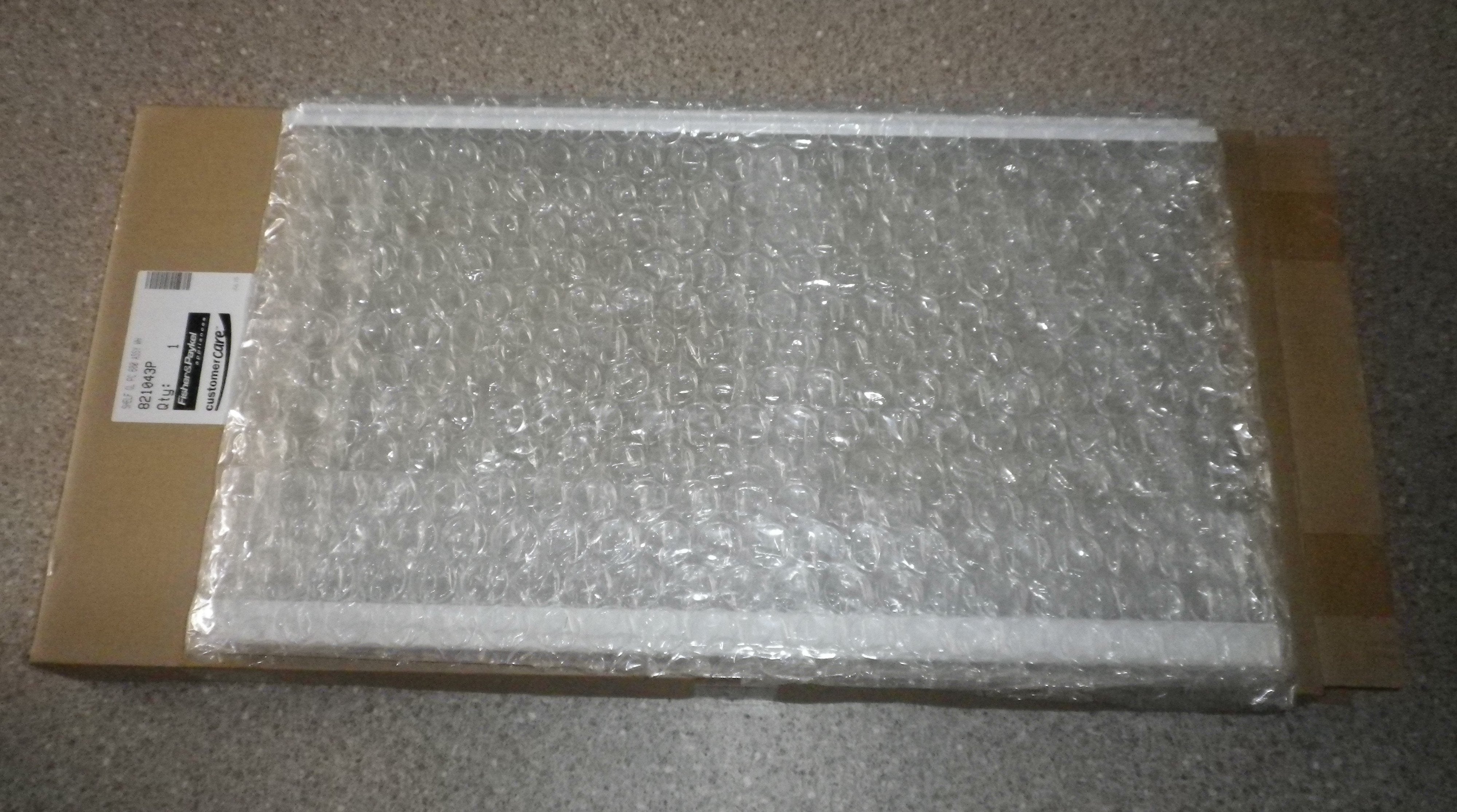 Fisher & Paykel 680 Series Glass Refrigerator Compartment Shelf - Genuine Part FP821043P for Models E413T, E440T, E442B