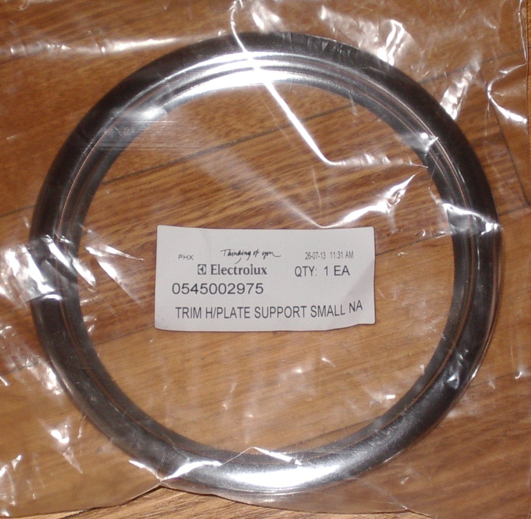Westinghouse and Simpson Small Chrome Trim Ring for Stove Hotplates, 6-1/4 Inch, Part # 0545002975