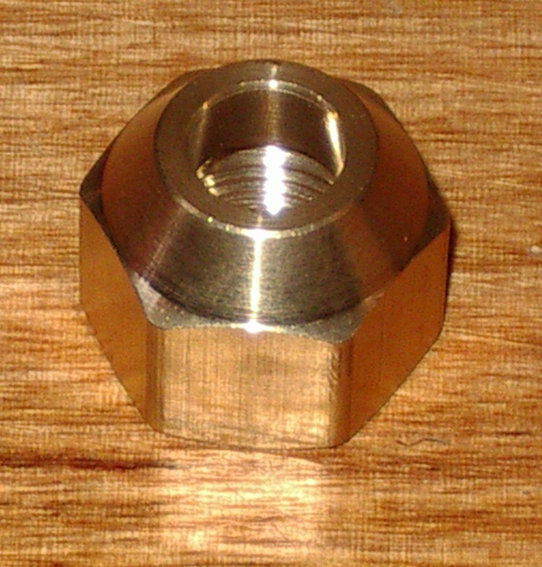 5/16 SAE Flare Brass Union Kit with Heavy - Duty Flare Nuts - Part No. RF421AKIT
