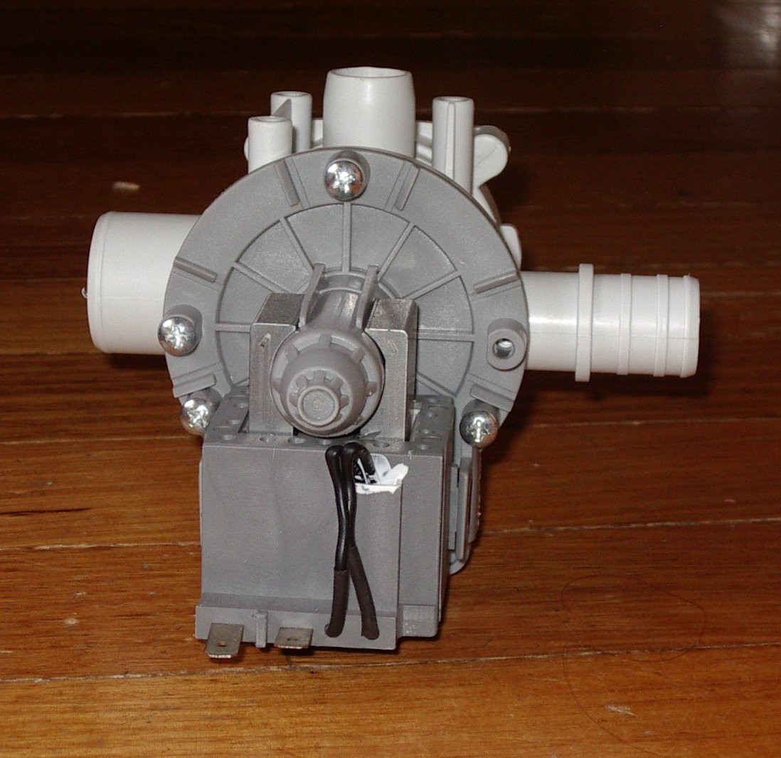 Universal Front Loader Electric Pump with Housing - Part # UNI279
