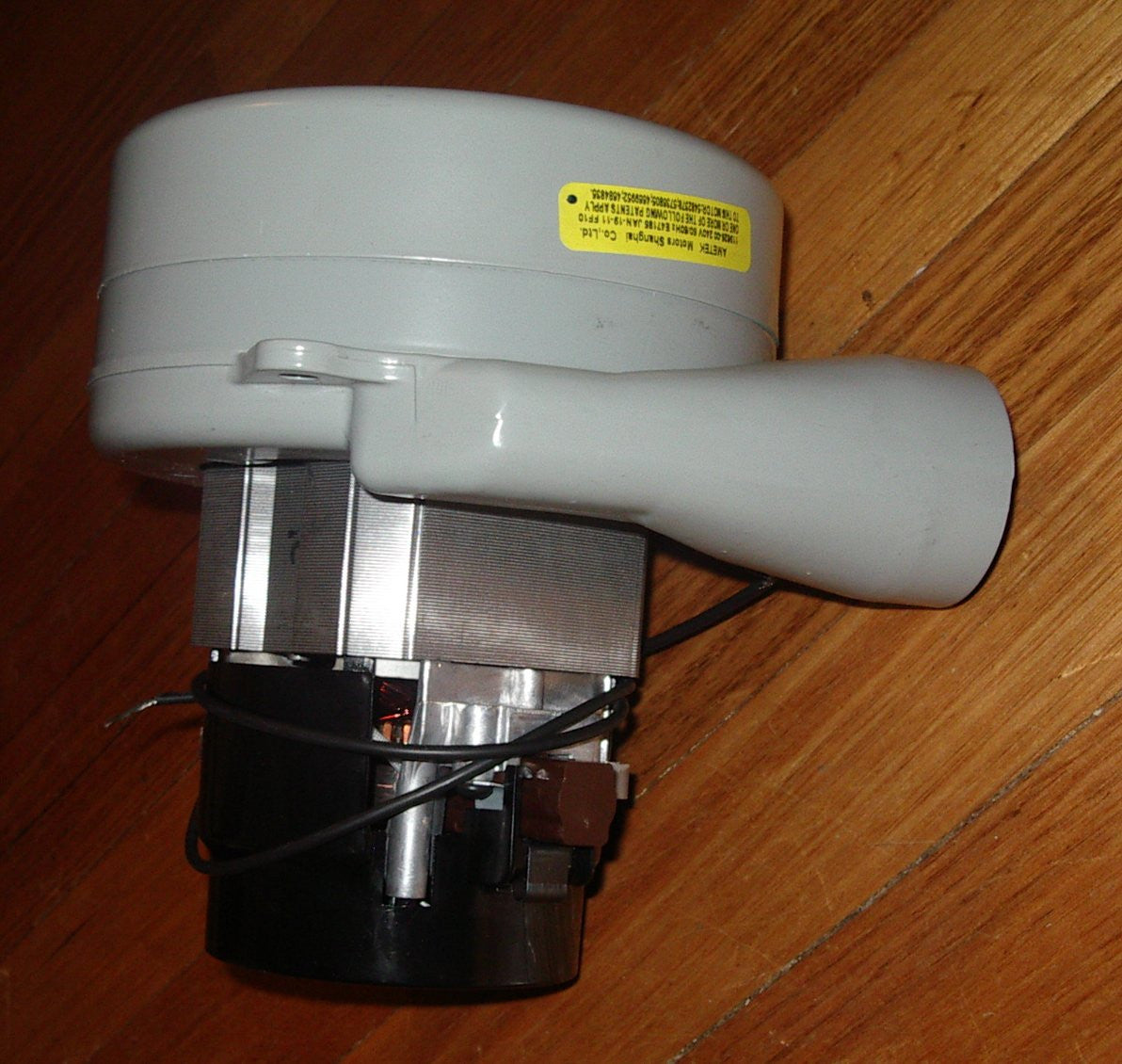 Ametek 1100-Watt Double Stage Tangential Ducted System Vacuum Motor Fan Unit - Part # 119625