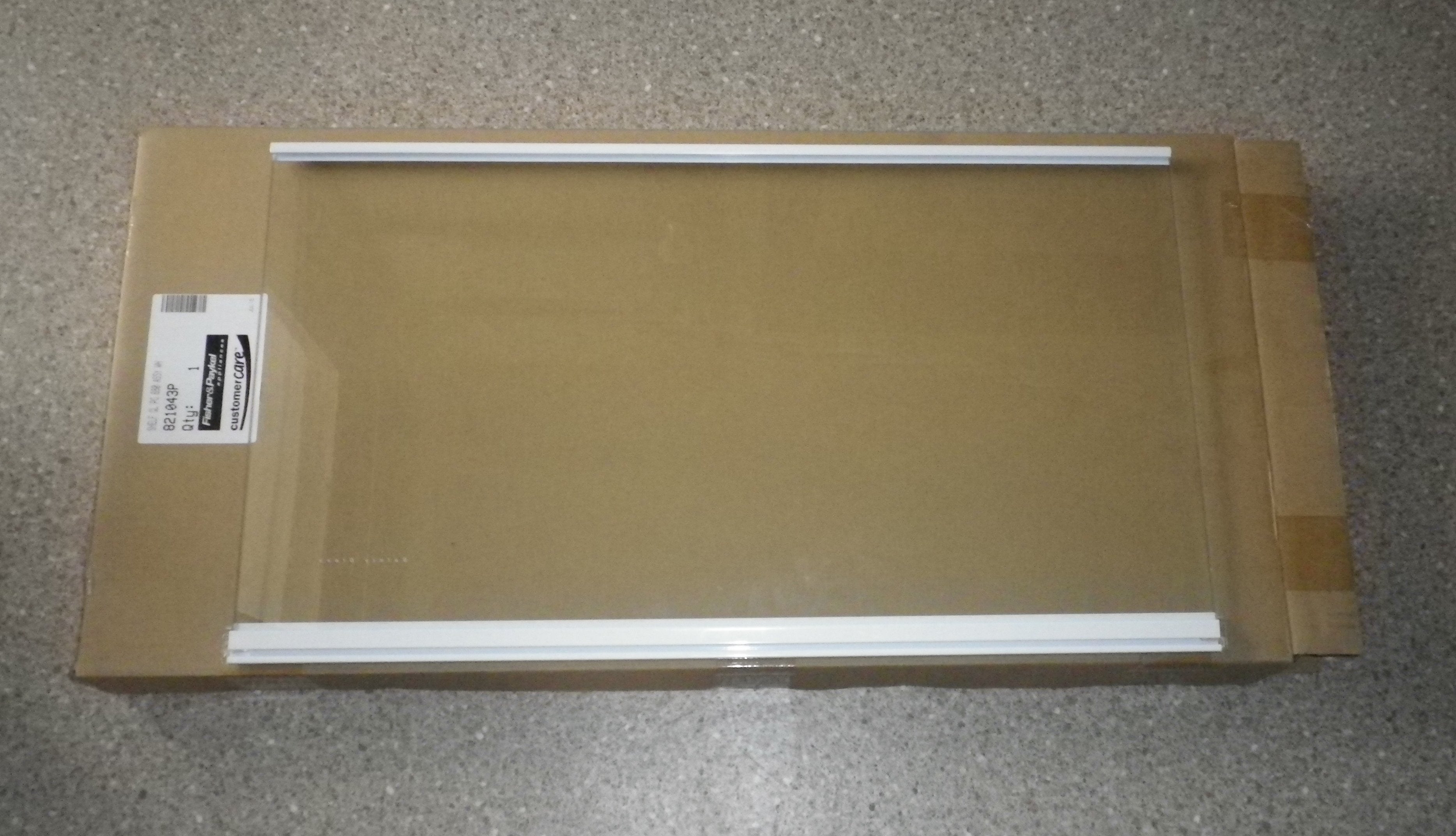 Fisher & Paykel 680 Series Glass Refrigerator Compartment Shelf - Genuine Part FP821043P for Models E413T, E440T, E442B