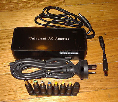 Universal 15 - 24 Volt 8.5 Amp Switch - Mode Laptop AC Power Adaptor (Part # SMP150W) for Multiple Laptop Brands
