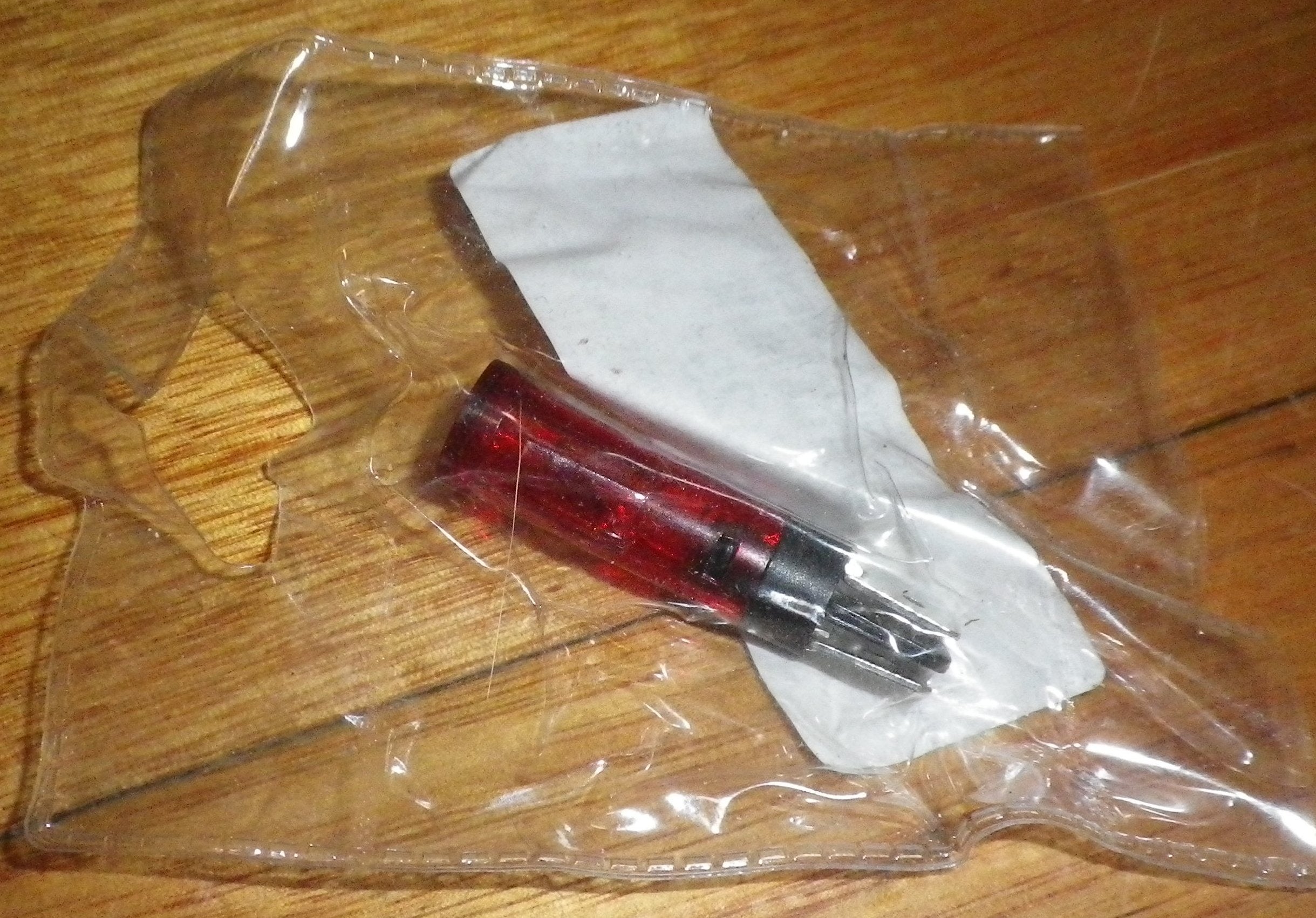 Universal Circular Red Neon Indicator Light for Stoves and Other Equipment - Part Number A29B
