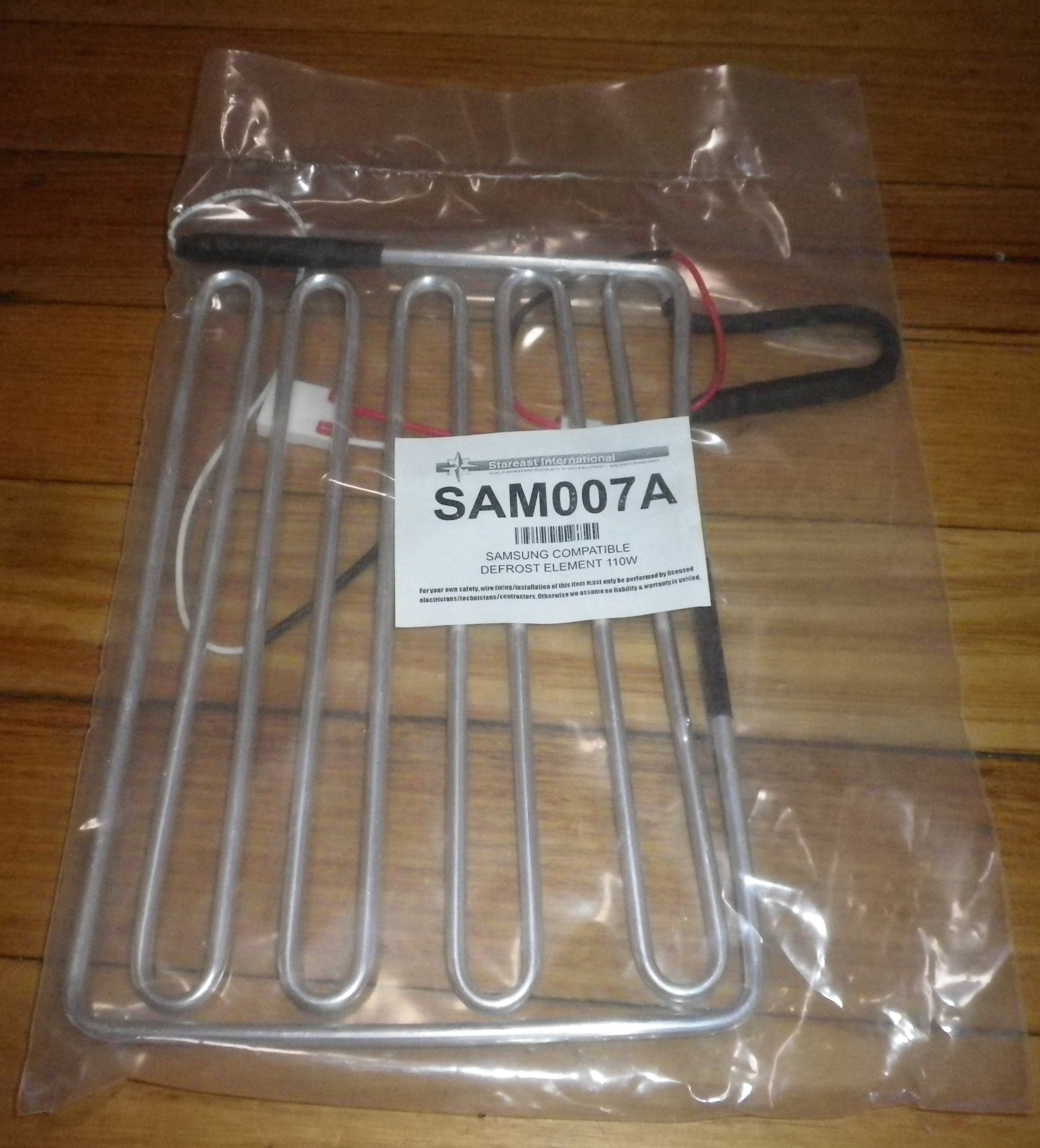 120W Aluminium Defrost Element Compatible with Samsung - Part # SAM007A