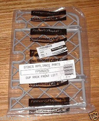 Fisher & Paykel Phase 3 Left Front Fold - Down Cup Rack for Dishdrawer, Part # FP526375
