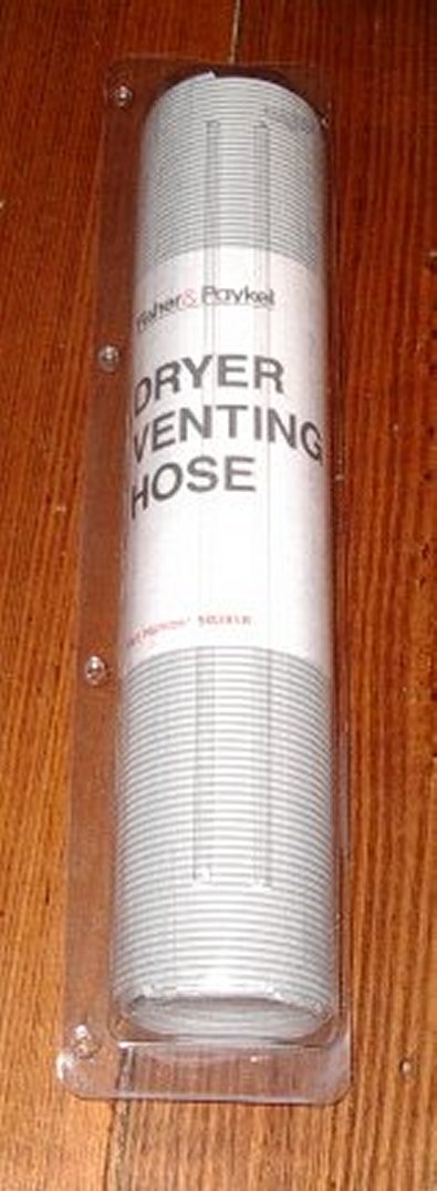 Fisher & Paykel 89mm Diameter by 2-Meter Expandable Air Vent Duct Hose for Dryers - Part Number FP503858