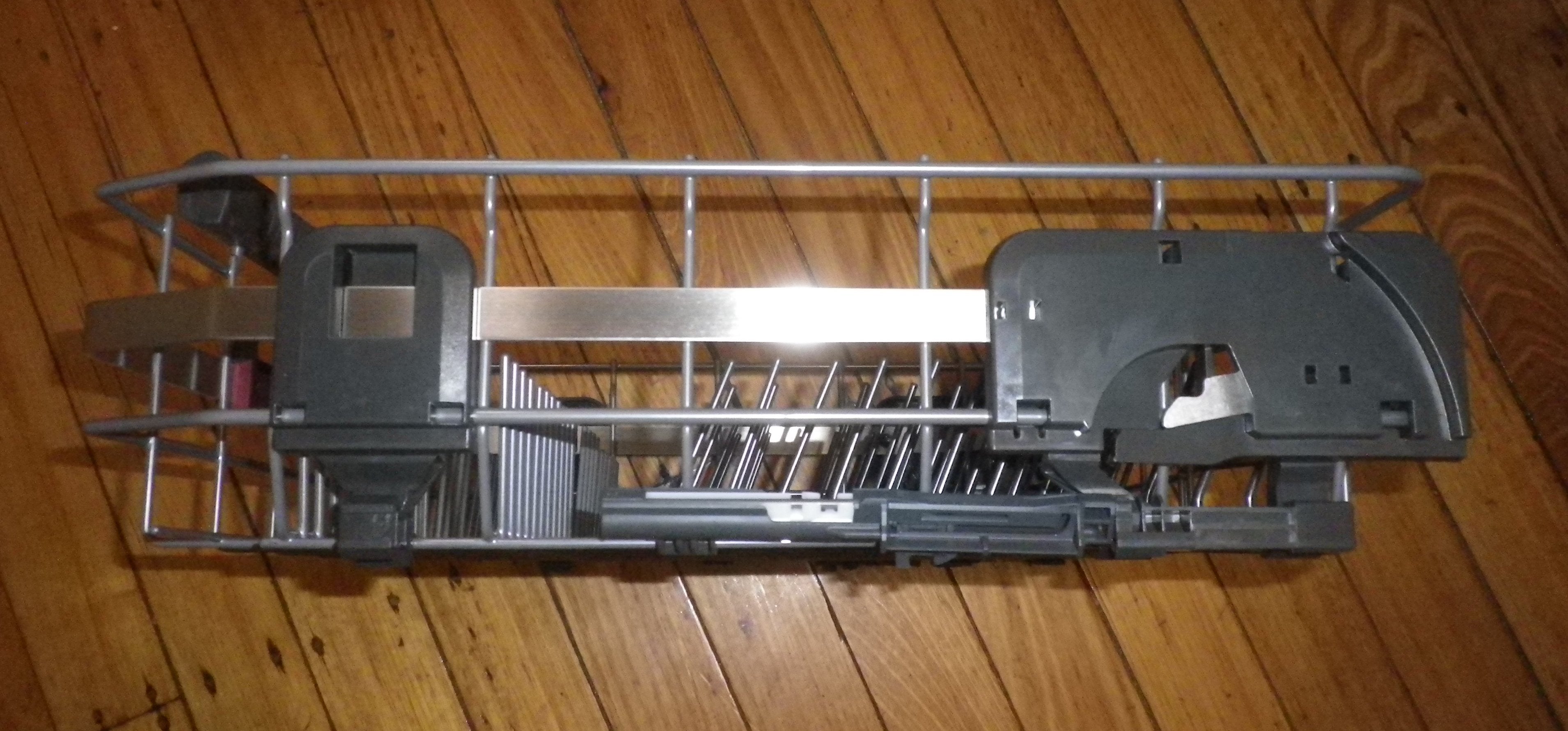 AEG Dishwasher ComfortLift Complete Lower Basket Assembly - Replacement Part # 140019514136