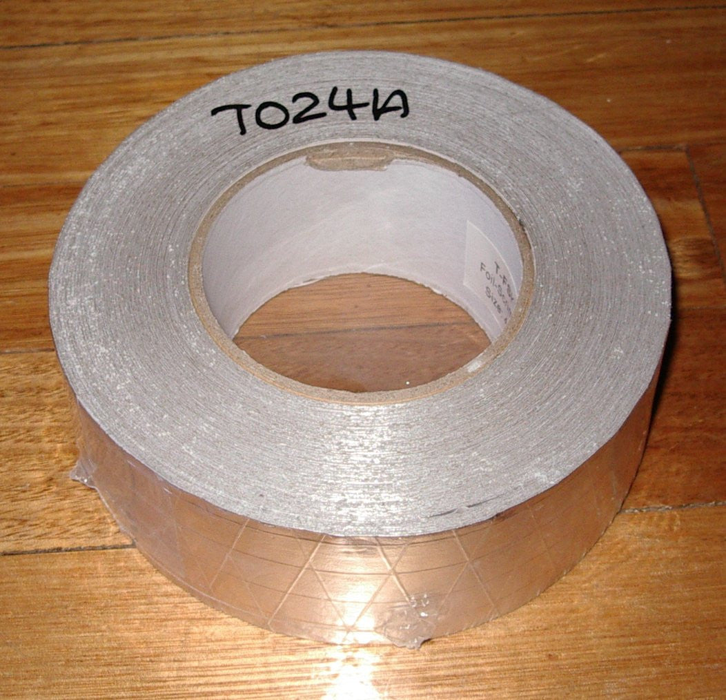 High - Quality Aluminium Foil Tape for Refrigeration and Heating Systems, 45 - Meter Roll with 48mm Width - Part # T024A