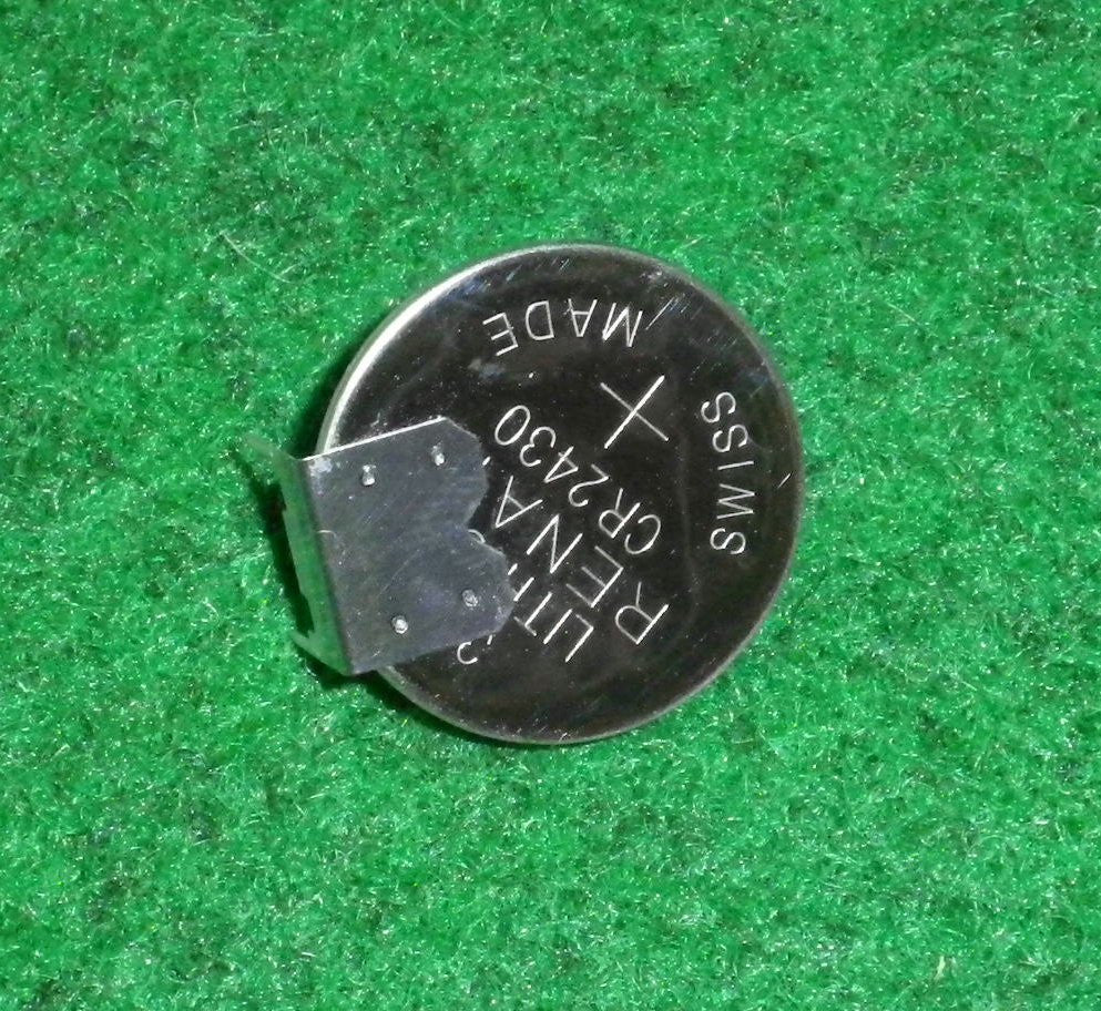 3V Horizontal CR2430 Lithium Battery with Solder Tags