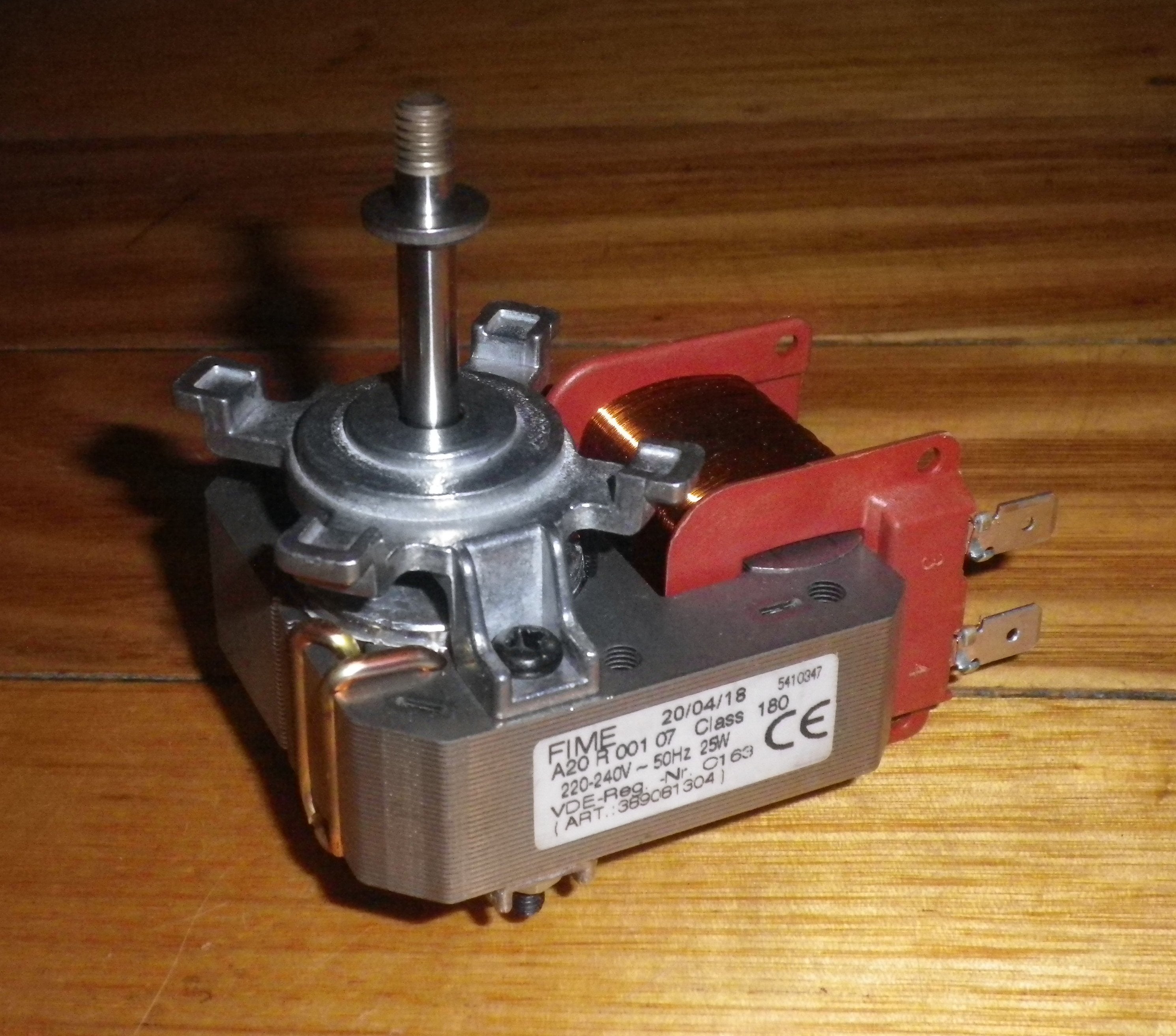 High - Performance Fan Motor (Part # OVK01) for Westinghouse, Chef & Simpson Fan - Forced Ovens