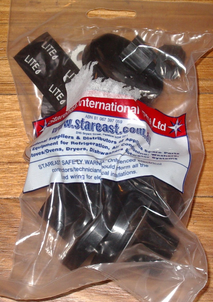 Universal Replacement Gas Stove Control Knob Kit - Pack of 5 Pieces, Part Number SE162C