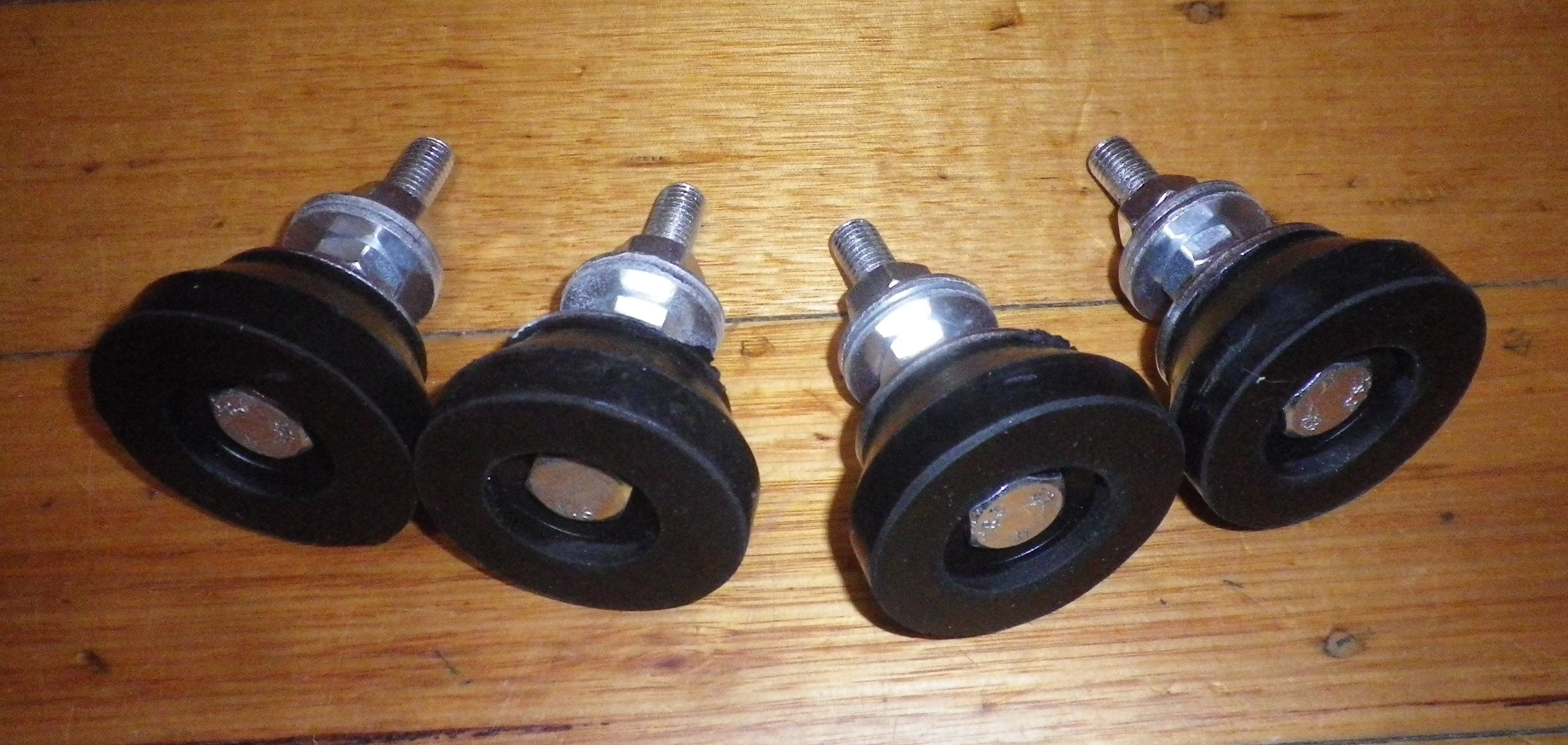 Adjustable Heavy - Duty Appliance and Furniture Legs with Oversized Rubber Feet (Pack of 4) - Part # RF400A - A