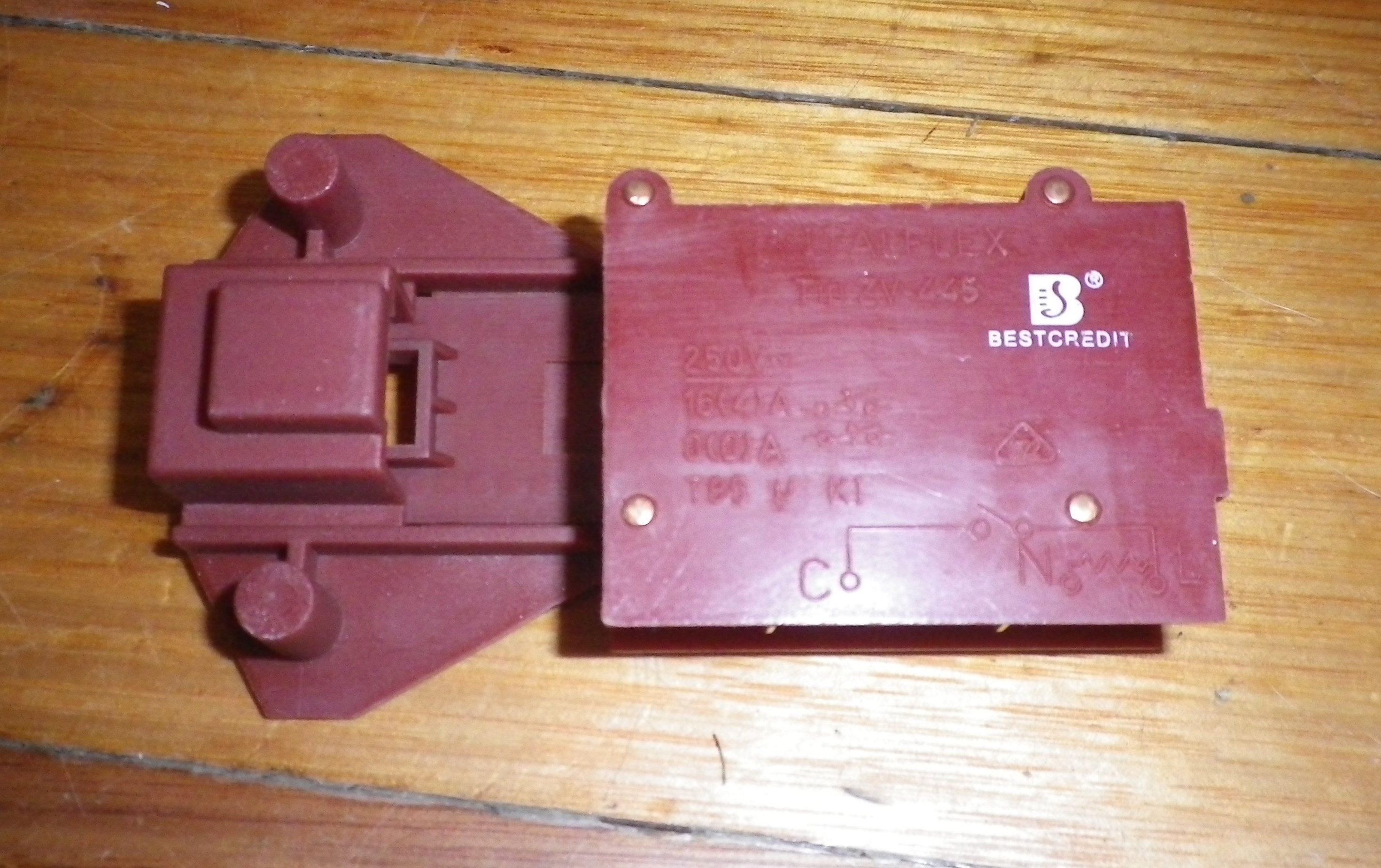 Whirlpool Early Version Front Loading Washing Machine Door Interlock Switch - Part Number WA481969018108