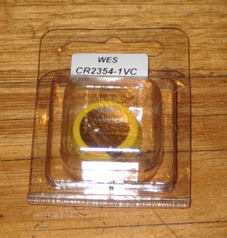 3V CR2354 Lithium Battery with Solder Tags for Vertical PCB Mounting