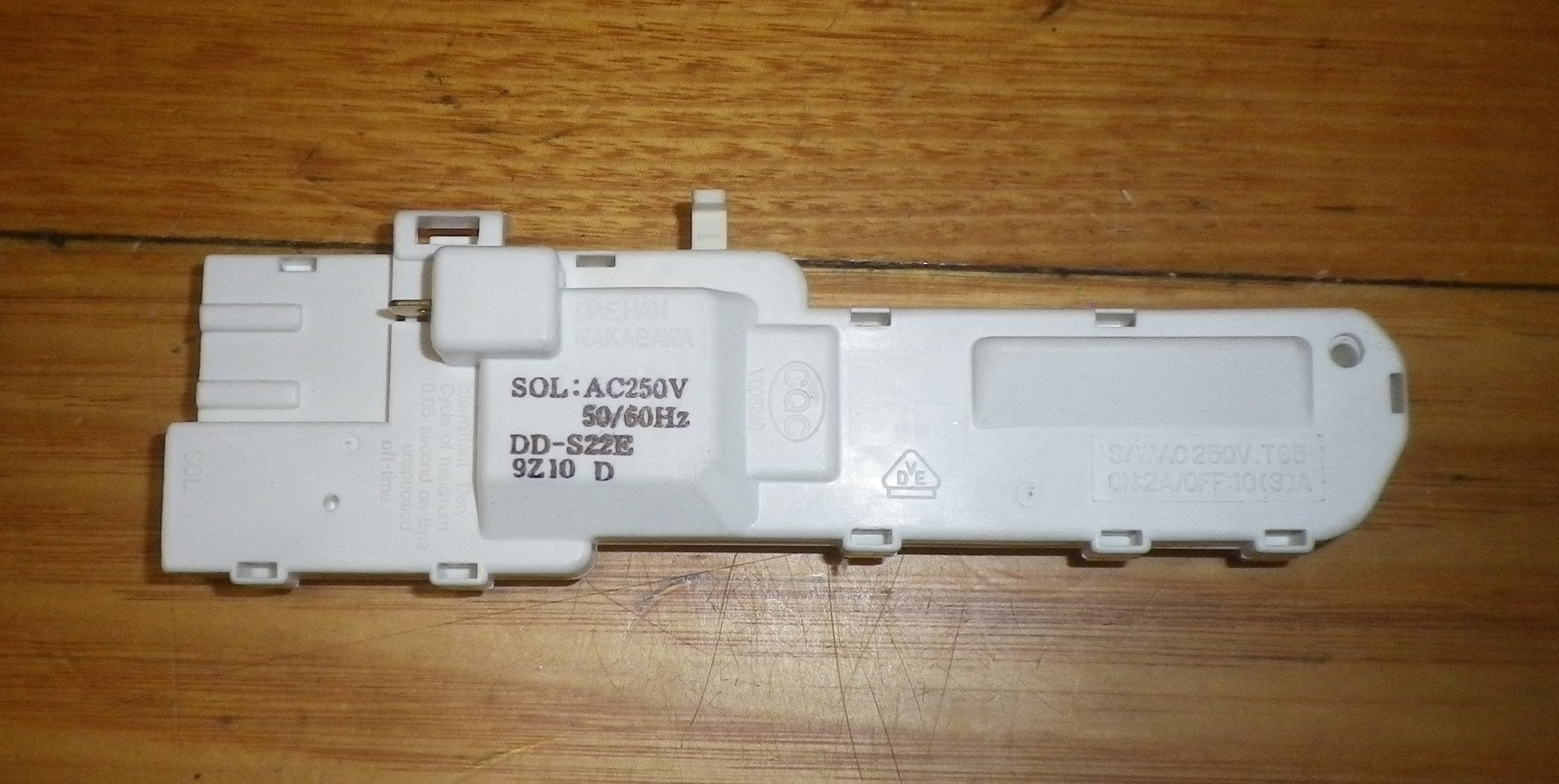 Samsung Front Loader Washing Machine Door Interlock Switch - Replacement Part # DC64 - 00120E