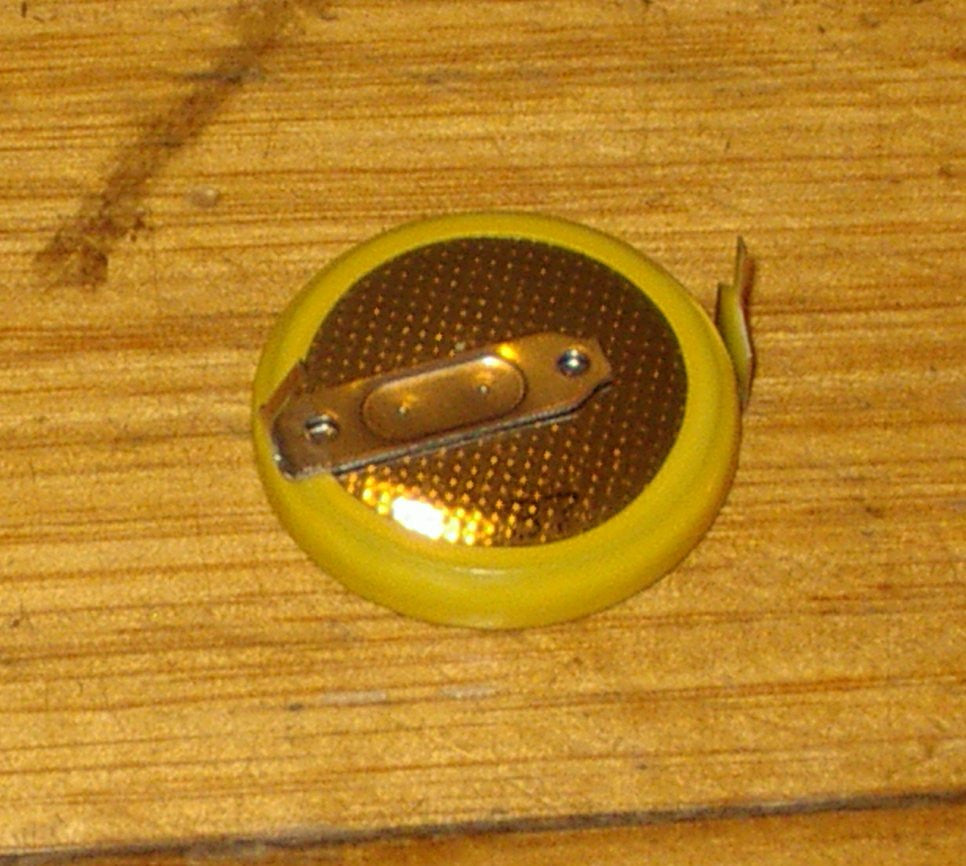 CR2032-1HFE 3-Volt Lithium Memory Battery Featuring Horizontal Solder Tags for Key Fobs