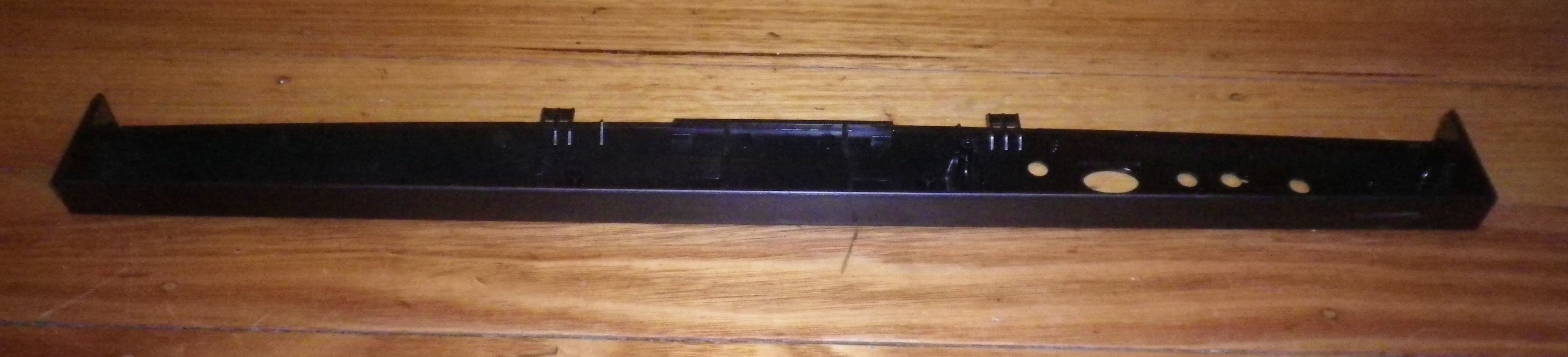 Fisher & Paykel Nautilus DW920 Dishwasher Satin Black Front Control Panel Escutcheon with Decal, Slightly Marked - Genuine Part # FP521813D