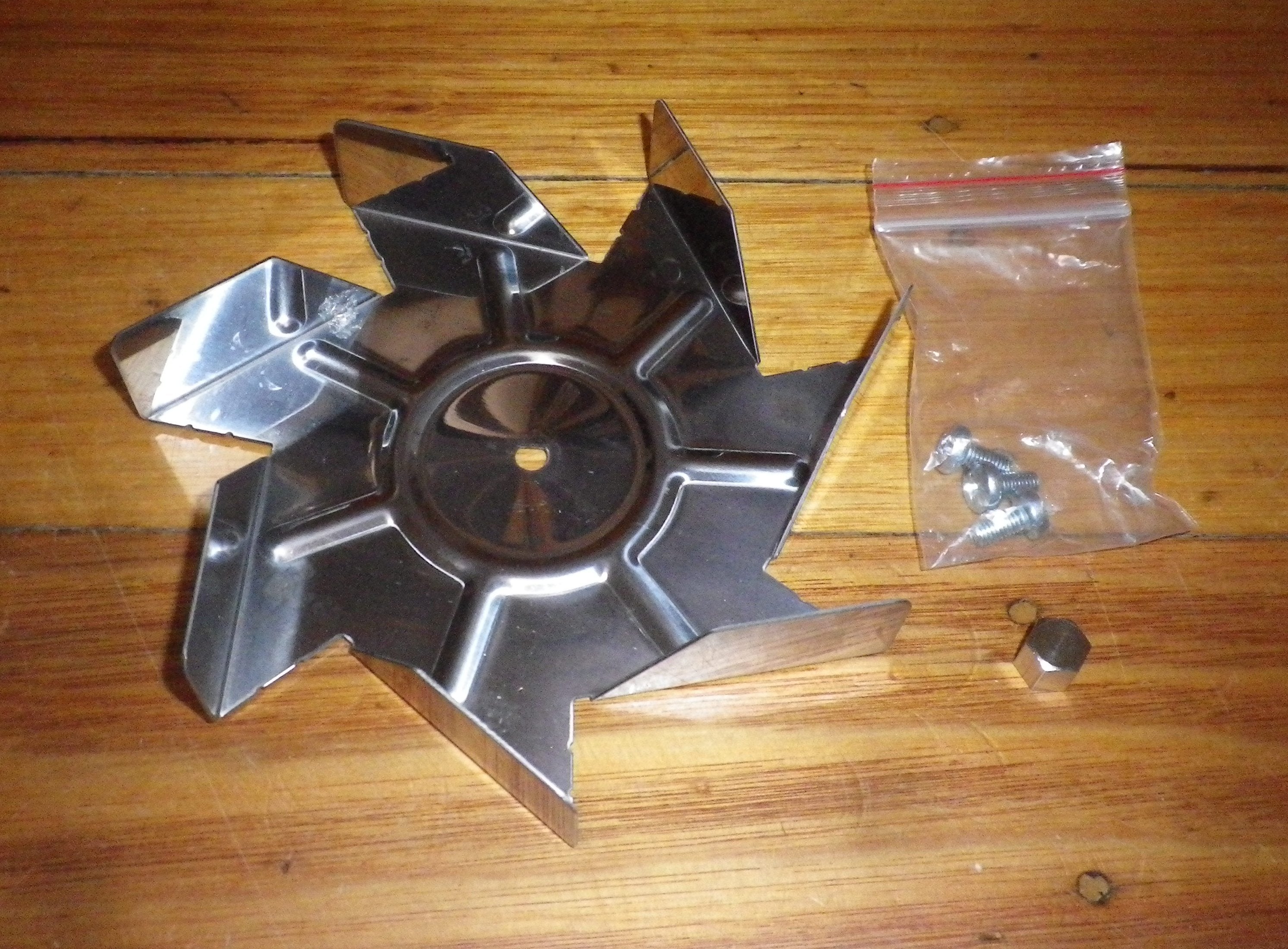 Universal Fan-Forced Oven Fan Motor with Blade & Extended Shaft - Part # OVK103