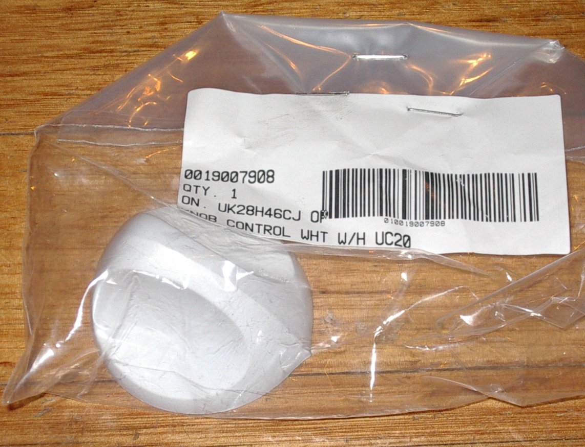 Westinghouse Freestyle PAJ Series White Electric Stove Control Knob Replacement Part # 0019007908
