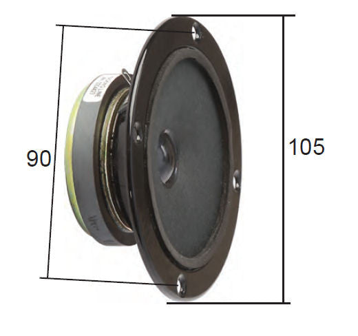 Daichi 3-Inch Cone Tweeter Audio Speaker - Part Number CT15