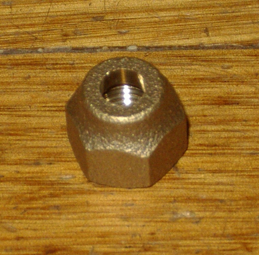 Refrigeration Brass 1/4 Inch SAE Flare Union Kit with Heavy - Duty Flare Nuts - Part Number RF421KIT