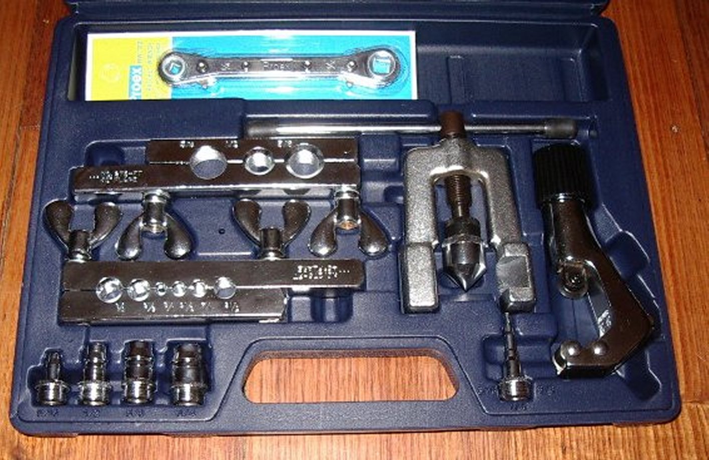 Economical Refrigeration Copper Tube Flaring, Swaging & Cutting Tool Kit - Part # CH278L