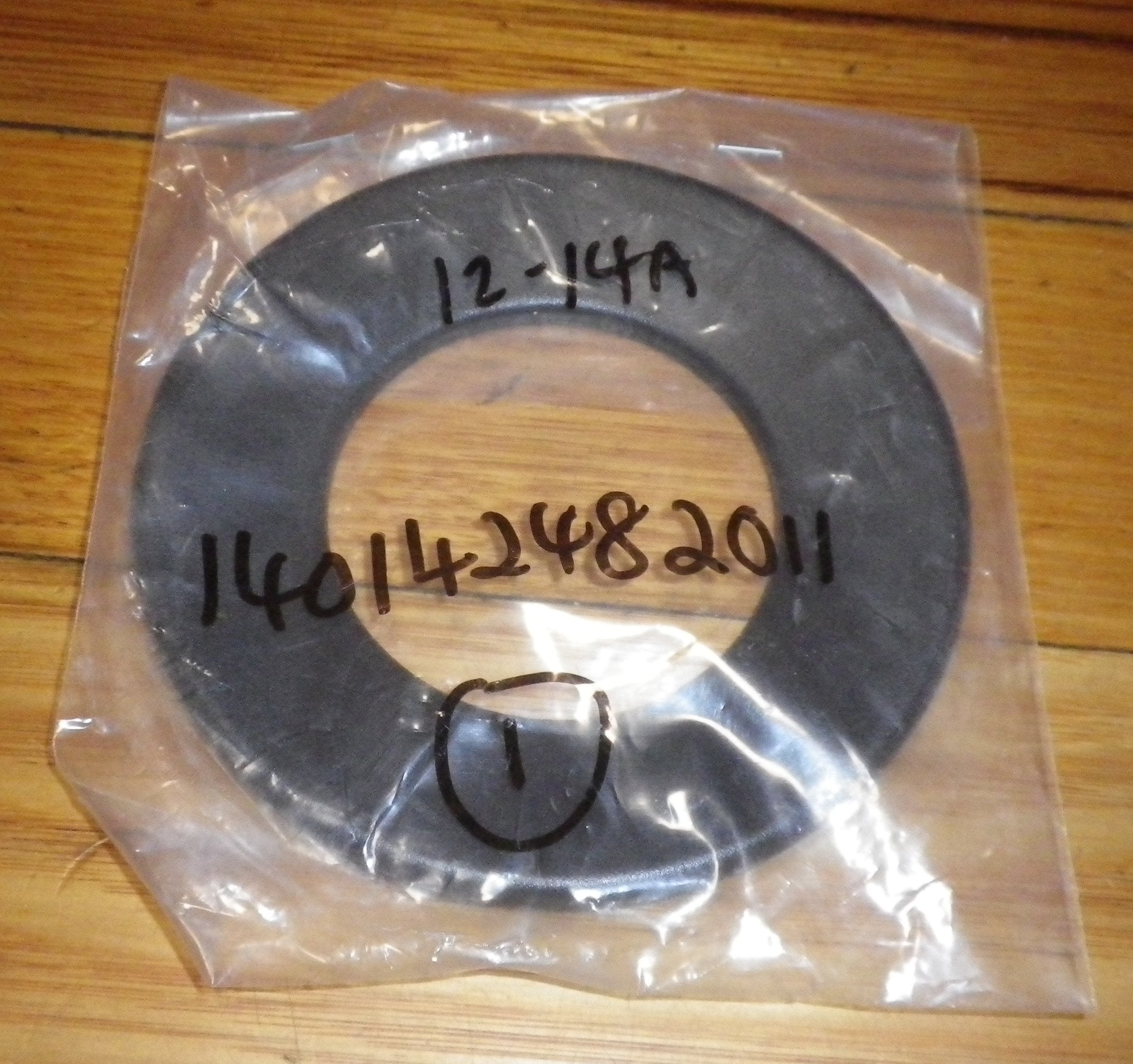 AEG and Electrolux Compatible Large Matt Black Outer Wok Burner Cap for Gas Stoves - 7KW, 132mm Diameter, Part # 140142482011
