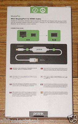 Prolink 2m High - Quality DisplayPort to HDMI - A AV Lead, Part # MP340