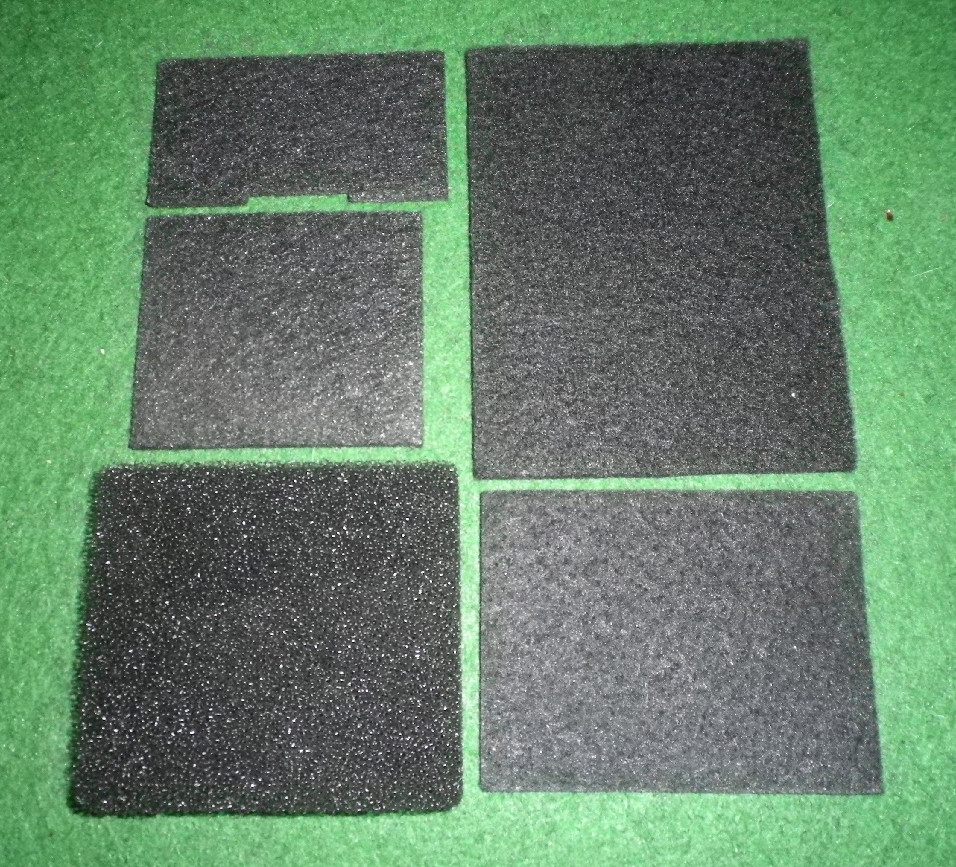 Cleanstar Assorted Foam Filter Set - FILT - MIX for Various Vacuum Models