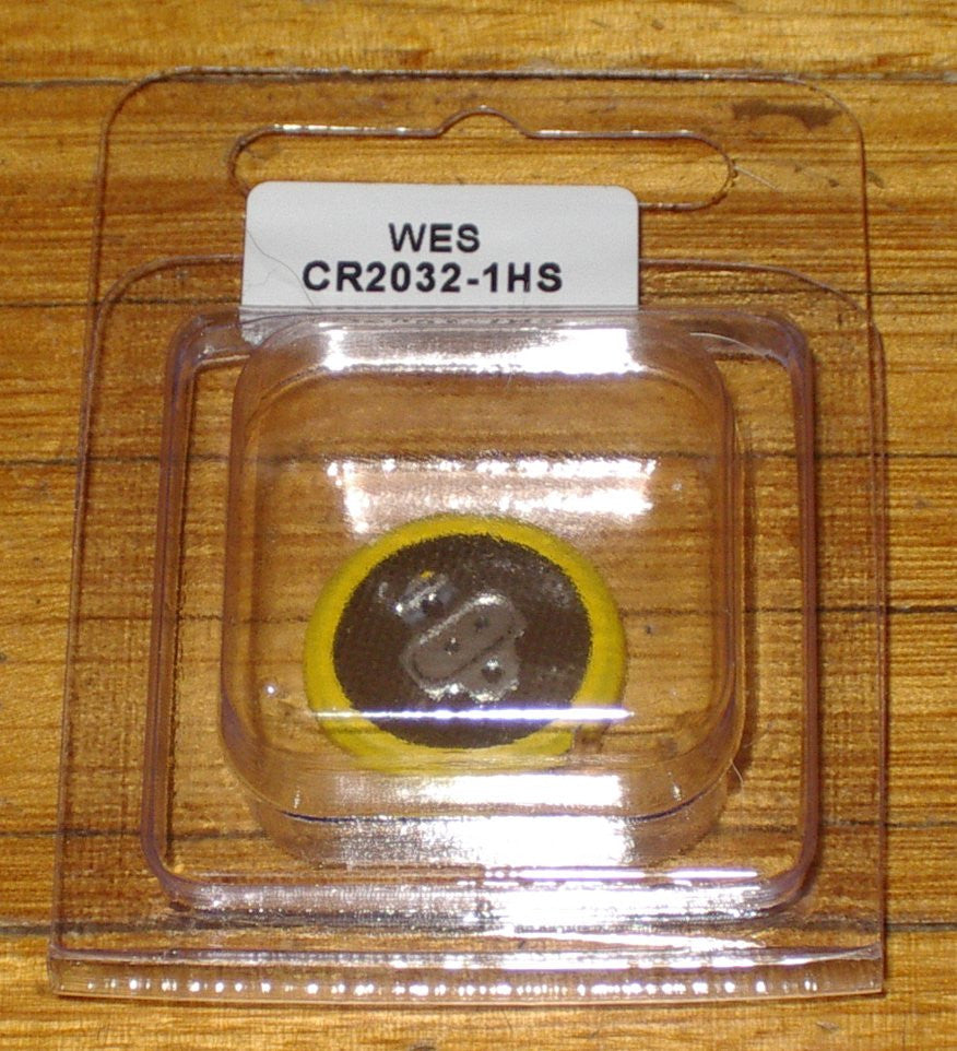 High - Quality CR2032 - 1HS 3 - Volt Lithium Memory Battery Featuring Horizontal Solder Tags