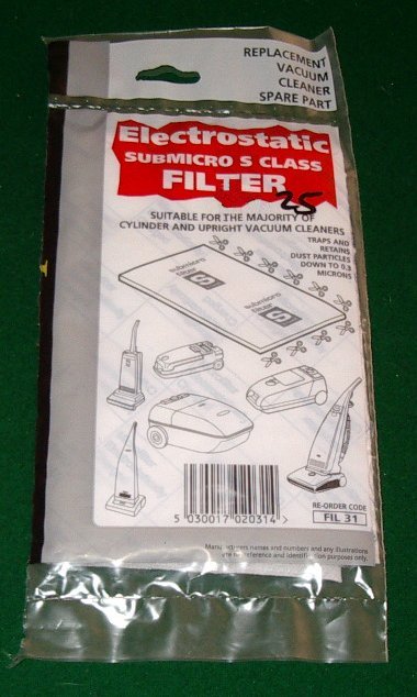 Universal Replacement Micromesh Filter for Vacuum Cleaners - Part # FIL031