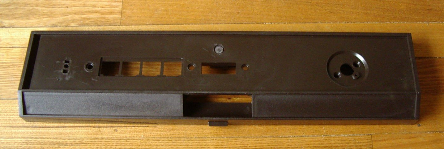 Vulcan Dishlex Mark 7/8 Dark Brown Dishwasher Control Panel with Pushbutton Cutout - Part Number 7021953