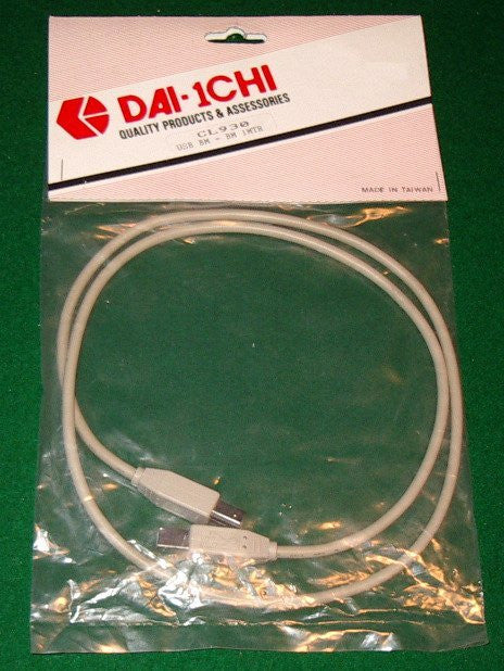 1m USB-B Male to USB-B Male Computer Cable - Part # CL930